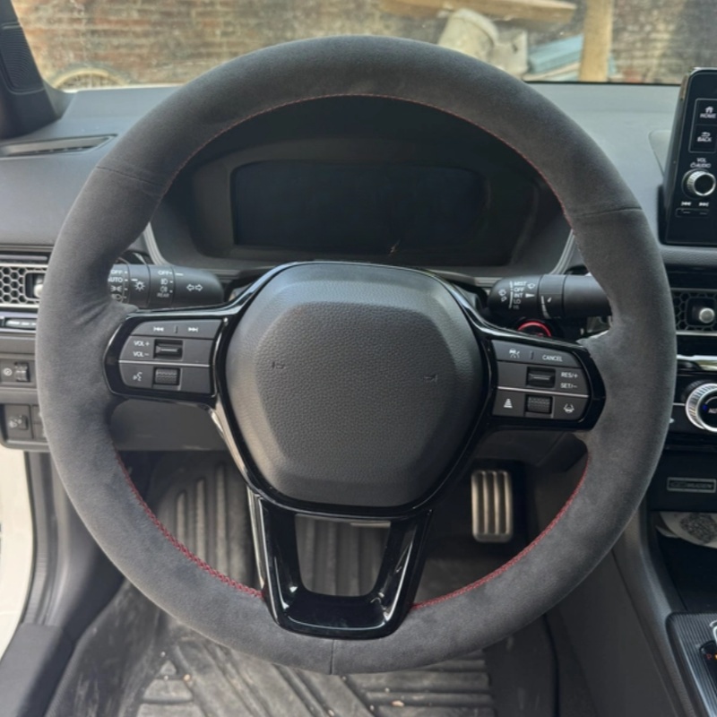 Car Steering Wheel Cover Anti Slip Breathable - Honda Civic 11 XI 2021-2022 자동