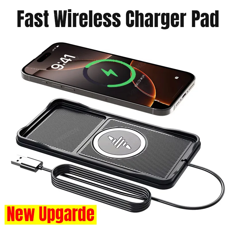 Wireless Car Charger Mount Fast Charging - 차량용 무선 충전기 패드 베이스 USB