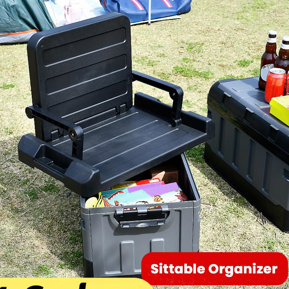Car Trunk Organizer Foldable Storage Box - 60L 트렁크 정리함 대형 캠핑 수납