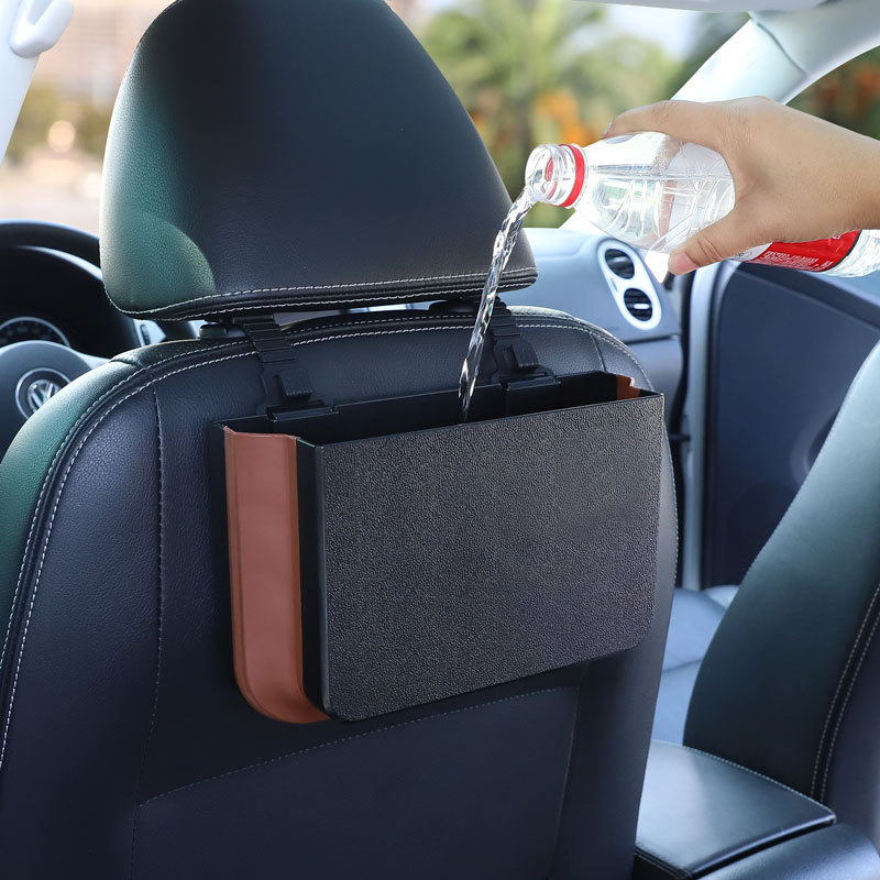 Waterproof Car Trash Can With Lid - 휴대용 접이식 방수 다기능 쓰레기 봉투,