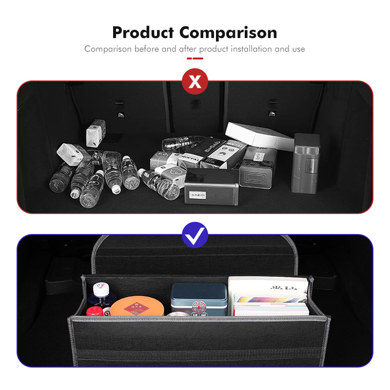 덴자 접이식 펠트 자동차 트렁크 정리함 수납 박스 액세 - Car Trunk Organizer Foldable Storage Box 리뷰 및 가격