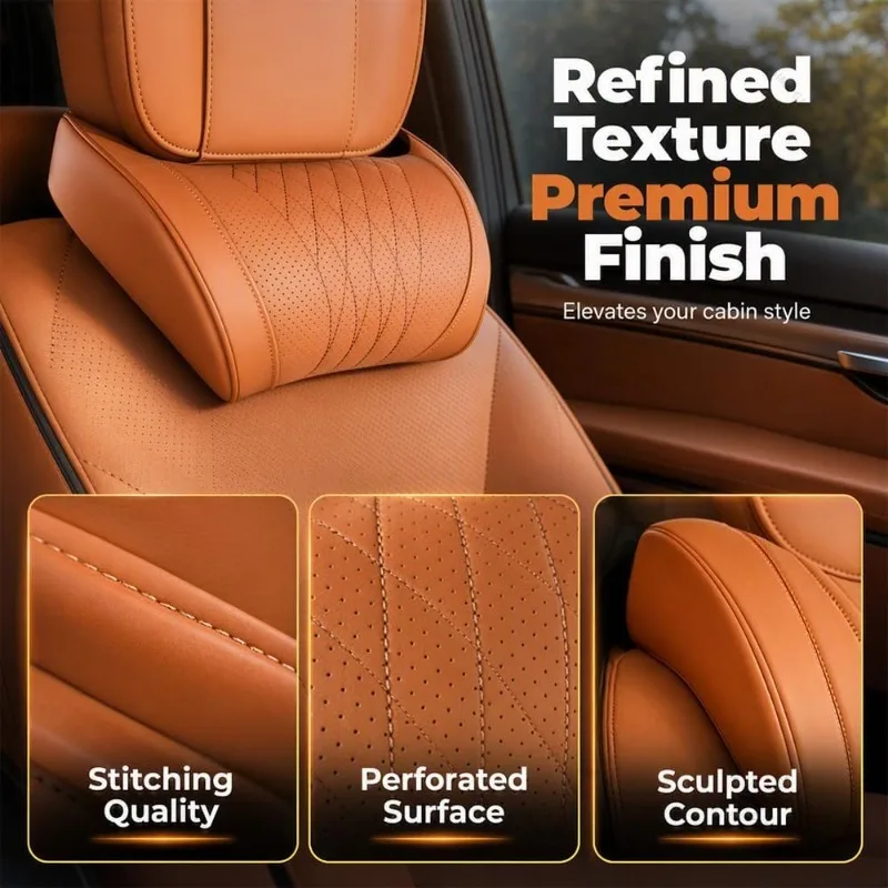 모든 차종에 사용 가능한 헤드레스트 겸 허리 지지 쿠션 - Memory Foam Car Neck Pillow Lumbar Support 리뷰 및 가격